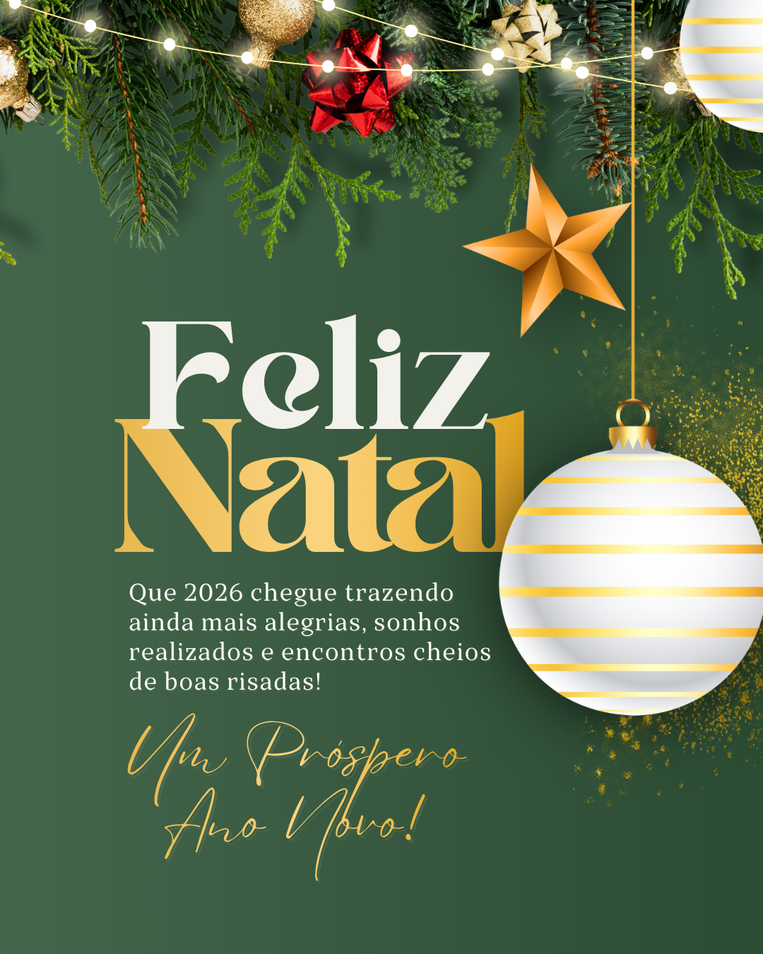Feliz Natal para todos e um próspero Ano Novo!
