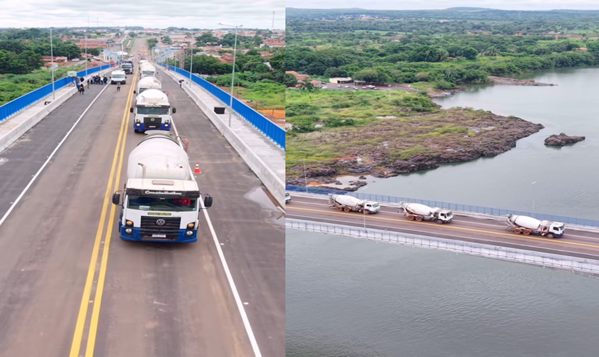 Ponte entre Maranhão e Tocantins, que desabou há um ano, é reinaugurada