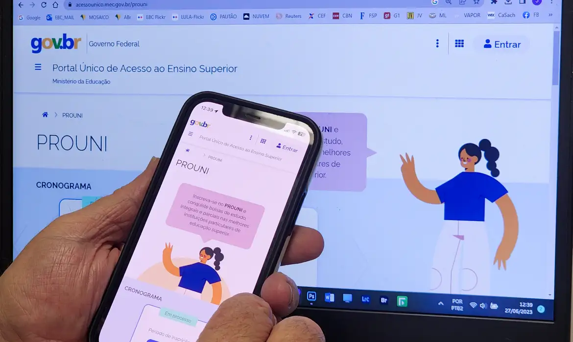 Inscrições para o ProUni começam na próxima segunda-feira, 26