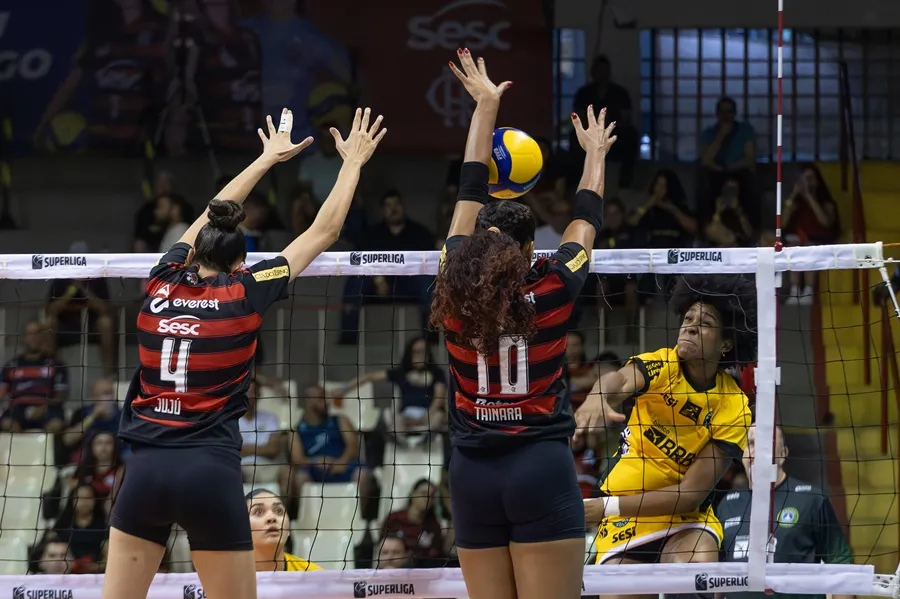 São Luís recebe duelo da elite do vôlei feminino entre Sesc Flamengo e Brasília