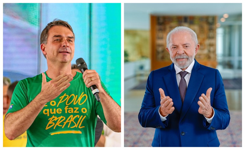 Quaest: Flávio ultrapassa Lula numericamente em 2º turno pela 1ª vez