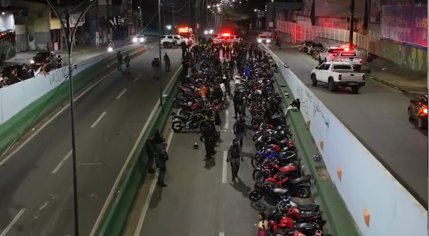 Forças de Segurança Pública apreendem mais de 100 motos que seriam usadas para o “rolezinho” em São Luís
